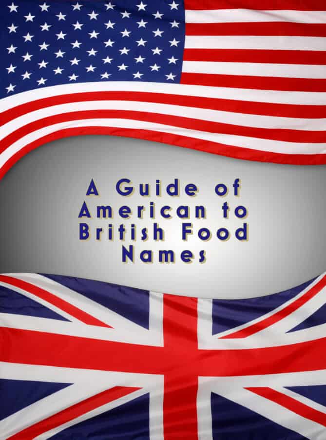 An American flag on top and a U.K flag on the bottom