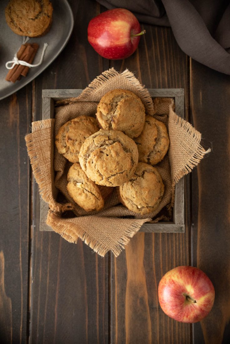 The muffins from overhead