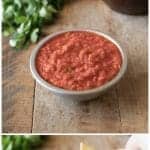 2 bowls of red salsa