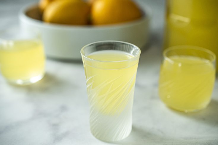 Homemade Limoncello