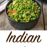 Indian spiced peas has onions and red bell peppers. There's no easier (or healthier) way to add a lot of flavor to dishes than the use of spices.