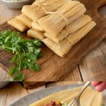 Tamales wrapped in corn husks