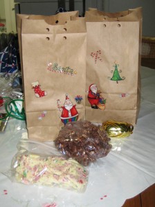 Chocolate party mix & candy cane bark